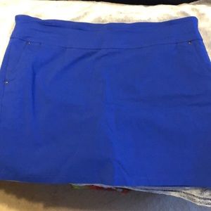 Royal blue skort